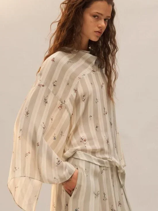 ZARA LIMITED EDITION FLORAL LACE SKIRT - Picture 3 of 8